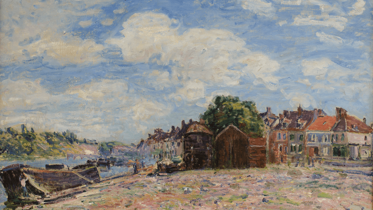 Alfred Sisley, Le Loing à Saint-Mammès, 1885