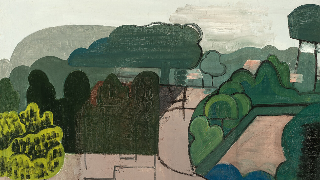 Landschap, 1934, olieverf op doek, privéverzameling familie Helon