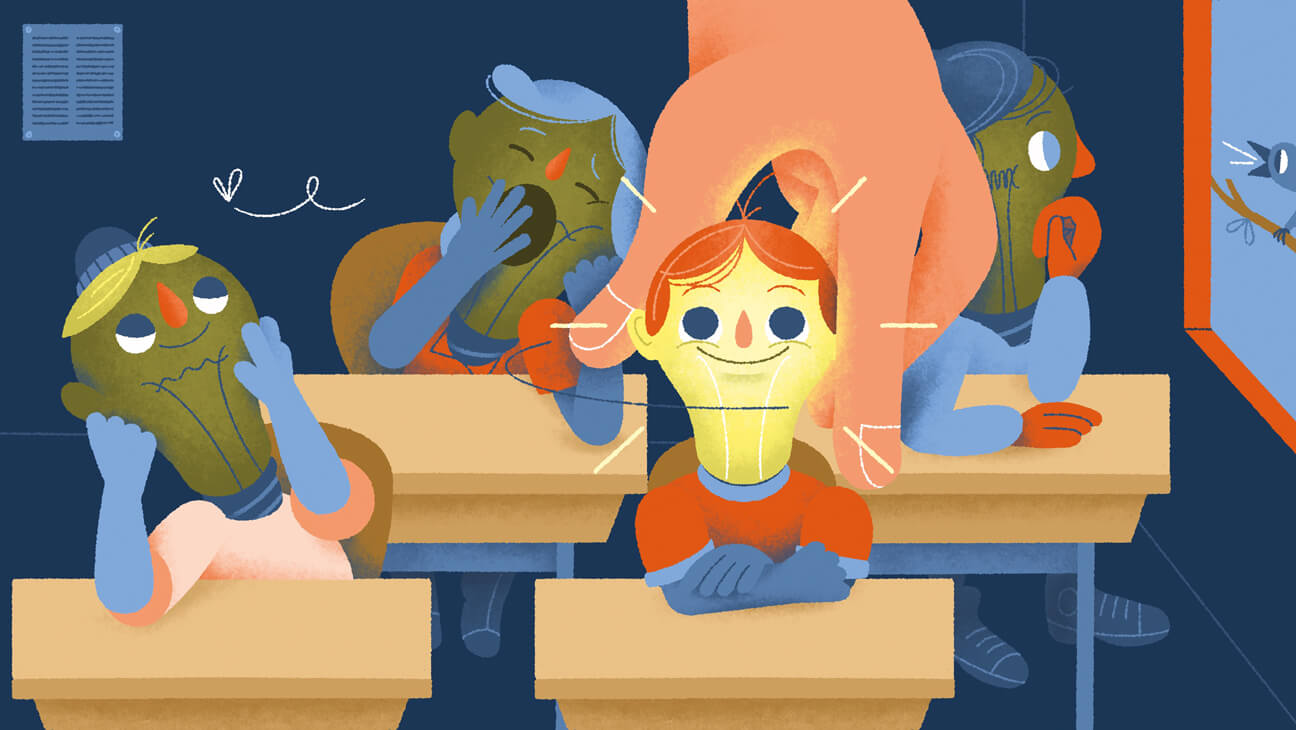 Illustratie over hoe het inrichten van je klaslokaal invloed heeft op de leerprestatie van je leerlingen