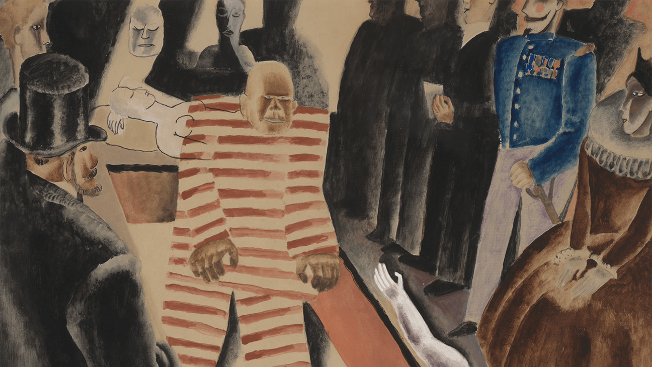 Het kunstwerk Het kabinet der wassen beelden van Frits Van den Berghe