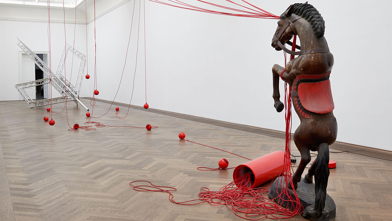 Kunstwerk 'Kopfschuss , 2018' van Raphaela Vogel