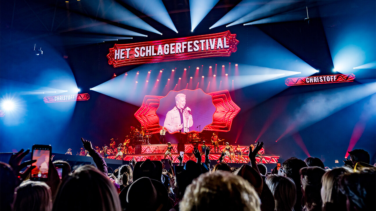 Podium van het Schlagerfestival