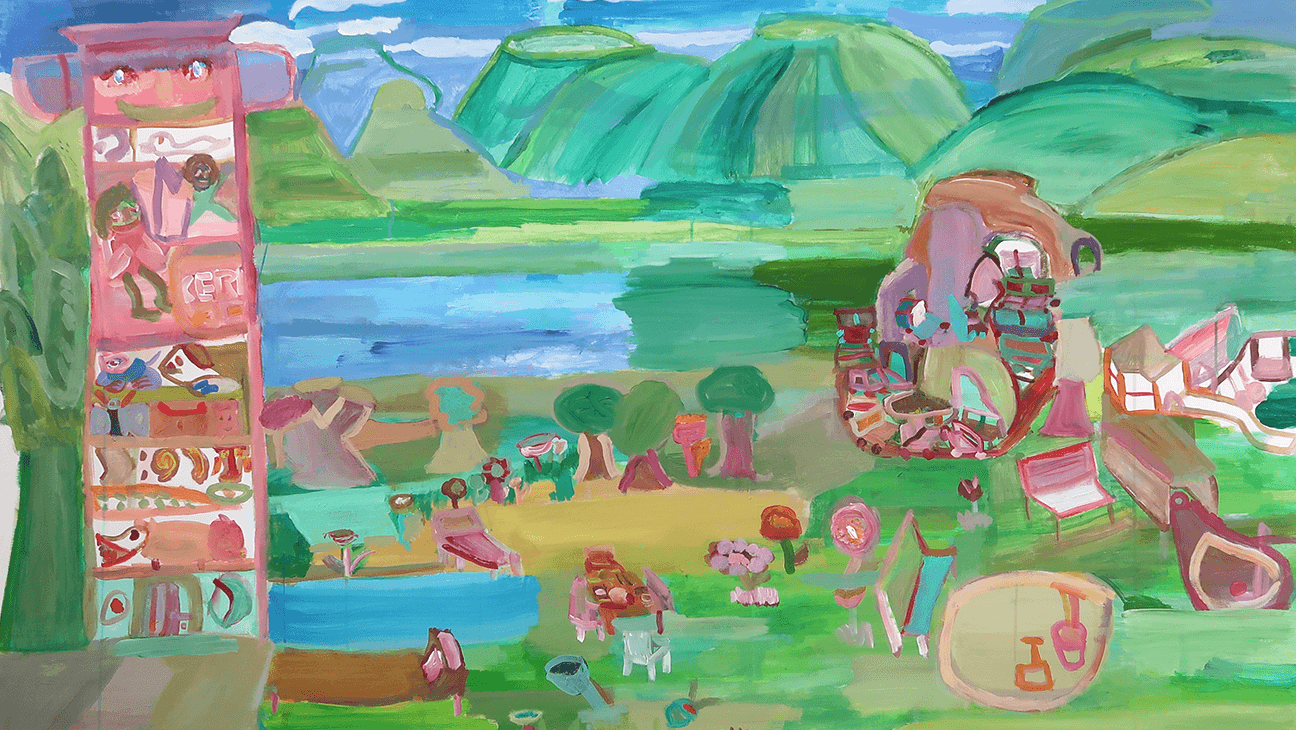 Kunstwerk 'La Nature' van Patricia Cala