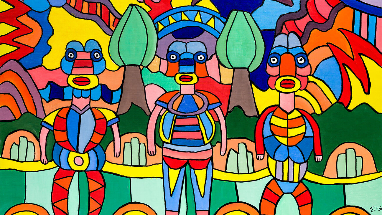 Kunstwerk 'Sunny Afternoon' van Edward Teeuw